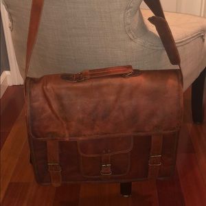 Kamal’s passion leather laptop bag